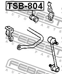 Febest TSB-804 Втулка стабилизатора