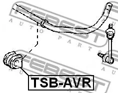 Febest TSB-AVR Втулка стабилизатора