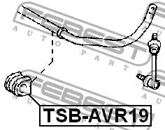 Febest TSB-AVR19 Втулка стабилизатора