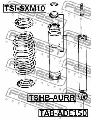 Febest TSHB-AURR Пыльник амортизатора