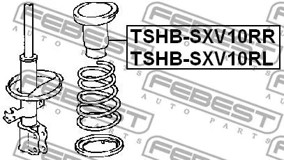 Febest TSHB-SXV10RL Пыльник амортизатора
