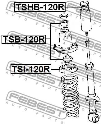 Febest TSI-120R Тарелка пружины
