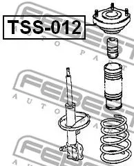 Febest TSS-012 Опора амортизатора