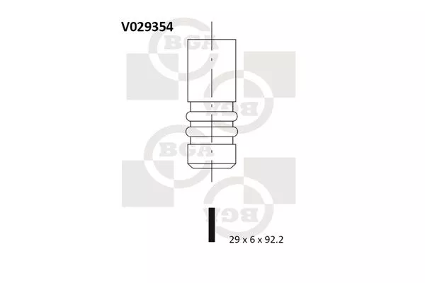 BGA V029354 Клапан выпускной