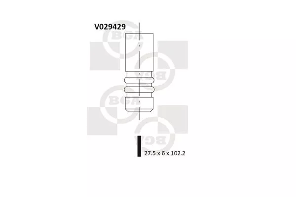 BGA V029429 Клапан выпускной