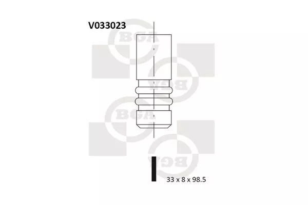 BGA V033023 Клапан выпускной
