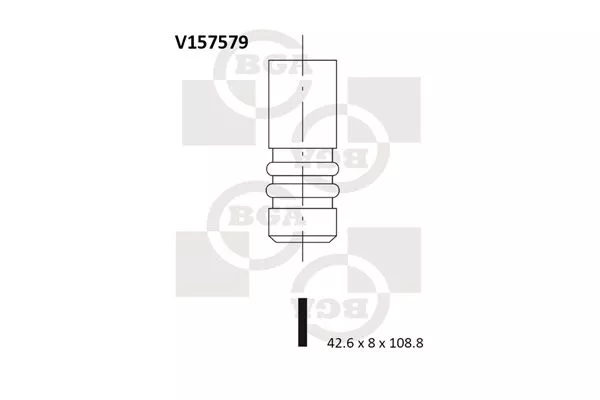 BGA V157579 Клапан впускной