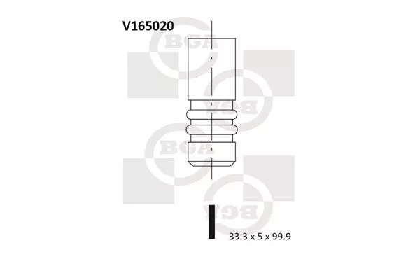 BGA V165020 Клапан впускной