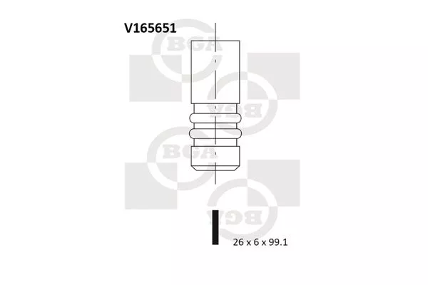 BGA V165651 Клапан випускний