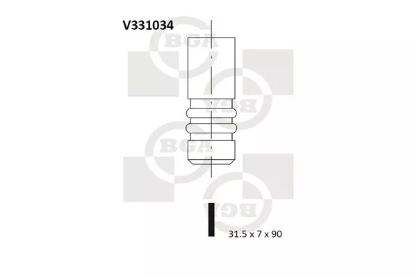 BGA V331034 Клапан выпускной
