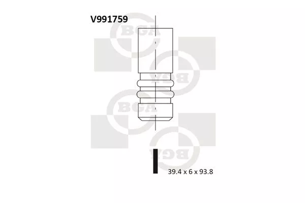 BGA V991759 Клапан впускной