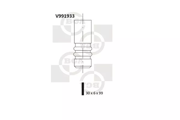 BGA V991933 Клапан впускний