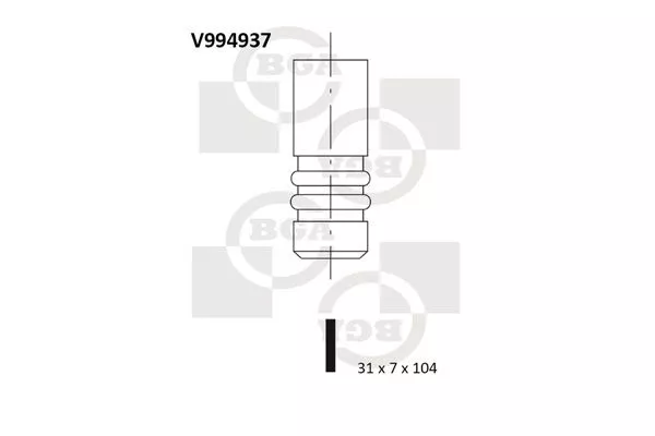 BGA V994937 Клапан впускной