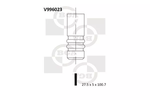BGA V996023 Клапан випускний