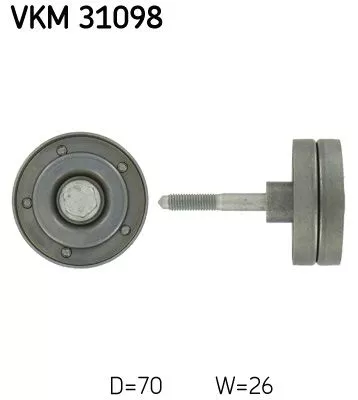 Skf VKM 31098 Ролик ремня генератора