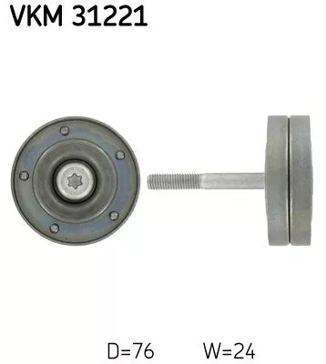 Skf VKM 31221 Ролик ременя генератора