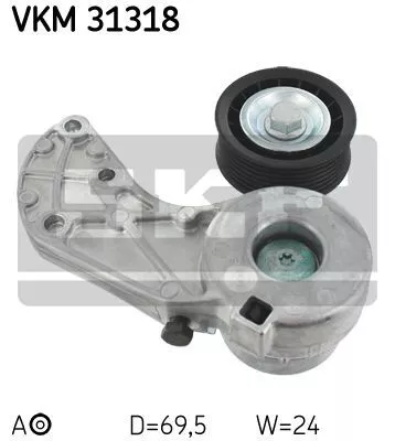 Skf VKM 31318 Ролик ременя генератора