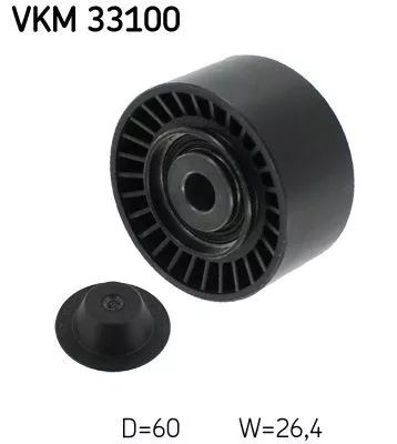 Skf VKM 33100 Ролик ременя генератора