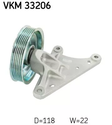 Skf VKM 33206 Ролик ремня генератора