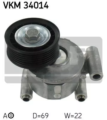 Skf VKM34014 Ролик ременя генератора