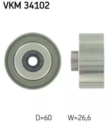 Skf VKM 34102 Ролик ременя генератора