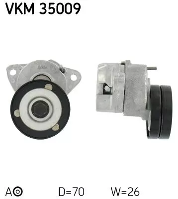 Skf VKM 35009 Ролик ременя генератора