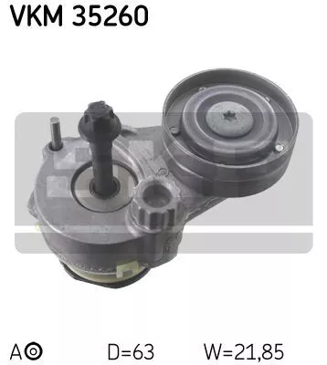 Skf VKM 35260 Ролик ременя генератора