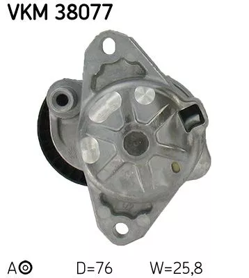Skf VKM 38077 Ролик ременя генератора