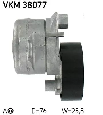 Skf VKM 38077 Ролик ременя генератора
