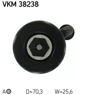 Skf VKM 38238 Ролик ремня генератора
