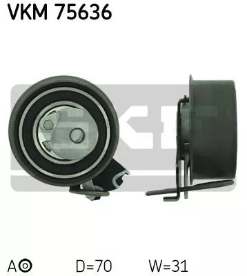 Skf VKM 75636 Ролик натягувача ременя ГРМ