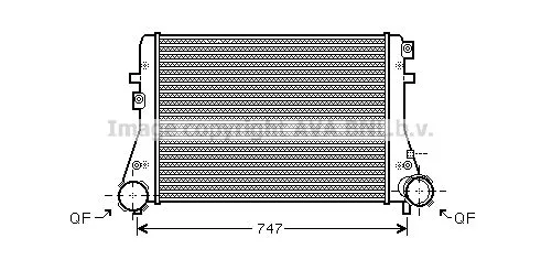 AVA QUALITY COOLING VNA4227 Интеркулер