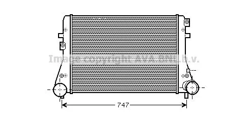 AVA QUALITY COOLING VNA4306 Інтеркулер