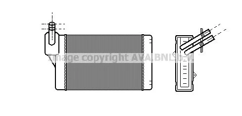 AVA QUALITY COOLING VNA6060 Радіатор печі