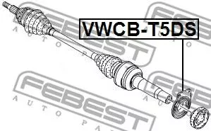 VAG VWCB-T5DS Подвесной подшипник