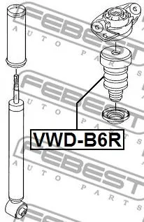 VAG VWD-B6R Отбойник амортизатора