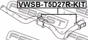 VAG VWSB-T5D27R-KIT Втулка стабілізатора