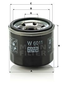 MANN-FILTER W6011 Масляный фильтр