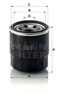 MANN-FILTER W7023 Масляный фильтр