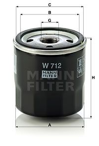 W712 Масляный фильтр