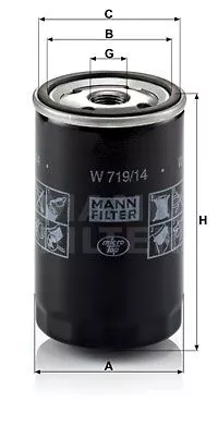 MANN-FILTER W 719/14 Масляный фильтр