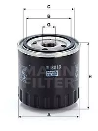MANN-FILTER W 8013 Масляный фильтр