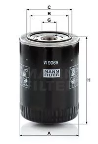 MANN-FILTER W9066 Масляный фильтр