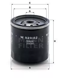 MANN-FILTER W920/82 Масляный фильтр