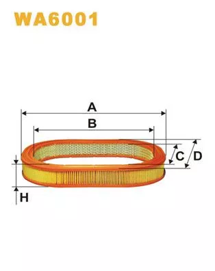 WIX FILTERS WA6001 Воздушный фильтр