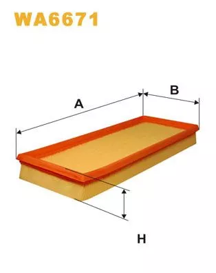 WIX FILTERS WA6671 Воздушный фильтр