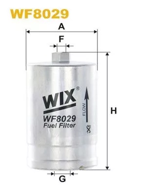 WF8029 фiльтр паливний (PP827)