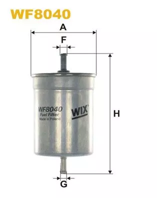 WF8040 фiльтр паливний (PP836)