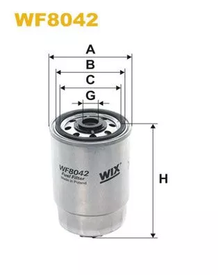 WIX FILTERS WF8042 Топливный фильтр