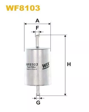 WIX FILTERS WF8103 Паливний фільтр